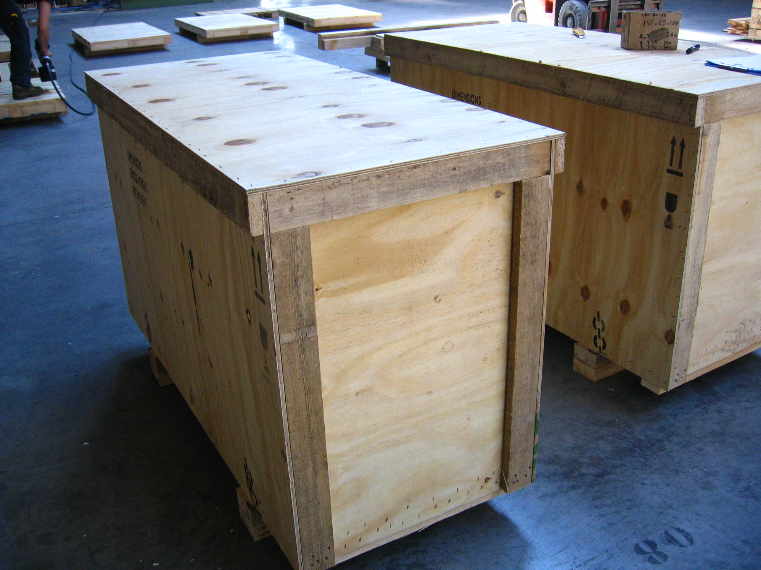 Caisse pleine tout bois
