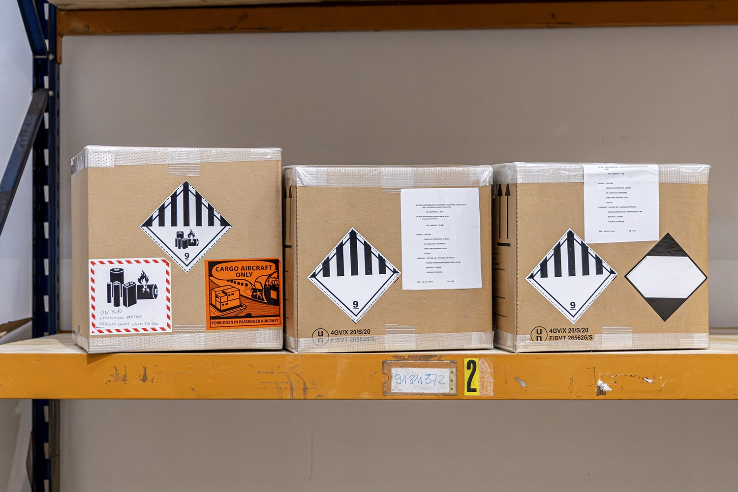 Emballage produits dangereux